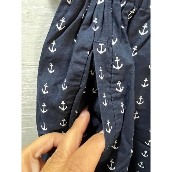 J.Crew Anchor Navy‎ Blue & White Summer Skirt Small - Picture 3 of 6